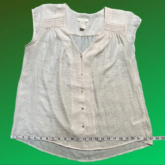 H&M Conscious Collection Button Down Top - Picture 6 of 11